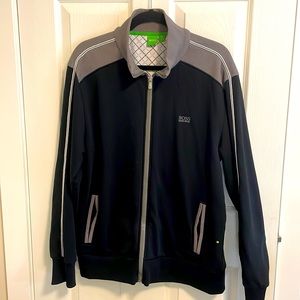Hugo Boss mens zip athletic style zip jacket